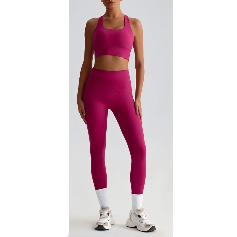 2PCS Breathable Butt Lift Workout Leggings